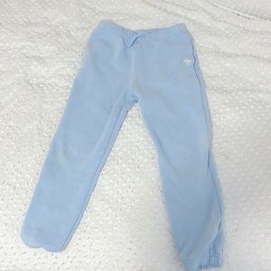 Girls Abercrombie Sweat Pants. Purchased in January. Size 9/10. Powder blue